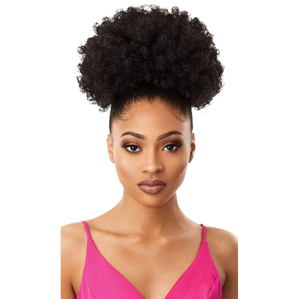 Outre Pretty Quick Drawstring Ponytail – Afro Medium 3 Outre Pretty Quick Drawstring Ponytail – Afro Medium