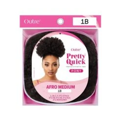 Outre Pretty Quick Drawstring Ponytail – Afro Medium 9 Outre Pretty Quick Drawstring Ponytail – Afro Medium -Beauty Exchanges outre pretty quick drawstring ponytail afro medium bold curls soft volume natural look in minutes 898040