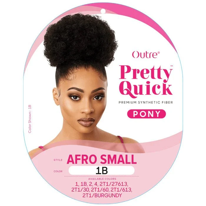 Outre Pretty Quick Drawstring Ponytail – Afro Small 6 Outre Pretty Quick Drawstring Ponytail – Afro Small - Image 4