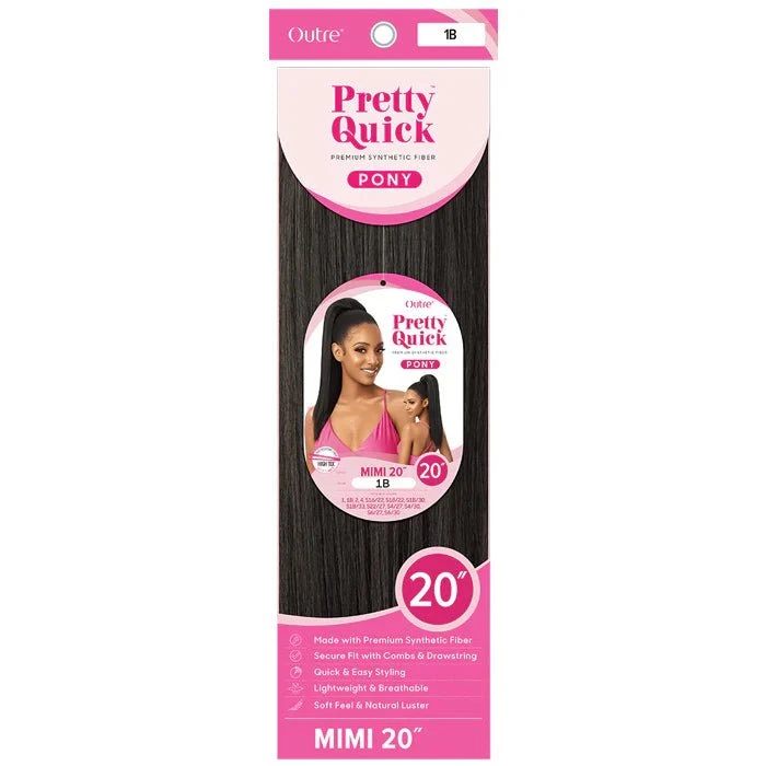 Outre Pretty Quick Drawstring Ponytail – Mimi 20” 7 Outre Pretty Quick Drawstring Ponytail – Mimi 20” - Image 5