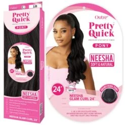 Outre Pretty Quick Neesha Drawstring Ponytail – Neesha Glam Curl 24” 7 Outre Pretty Quick Neesha Drawstring Ponytail – Neesha Glam Curl 24” -Beauty Exchanges outre pretty quick neesha drawstring ponytail neesha glam curl 24 textured curls with natural volume soft glam in minutes 903057