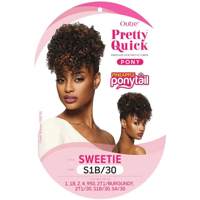 Outre Pretty Quick Pineapple Ponytail – Sweetie 9 Outre Pretty Quick Pineapple Ponytail – Sweetie - Image 7