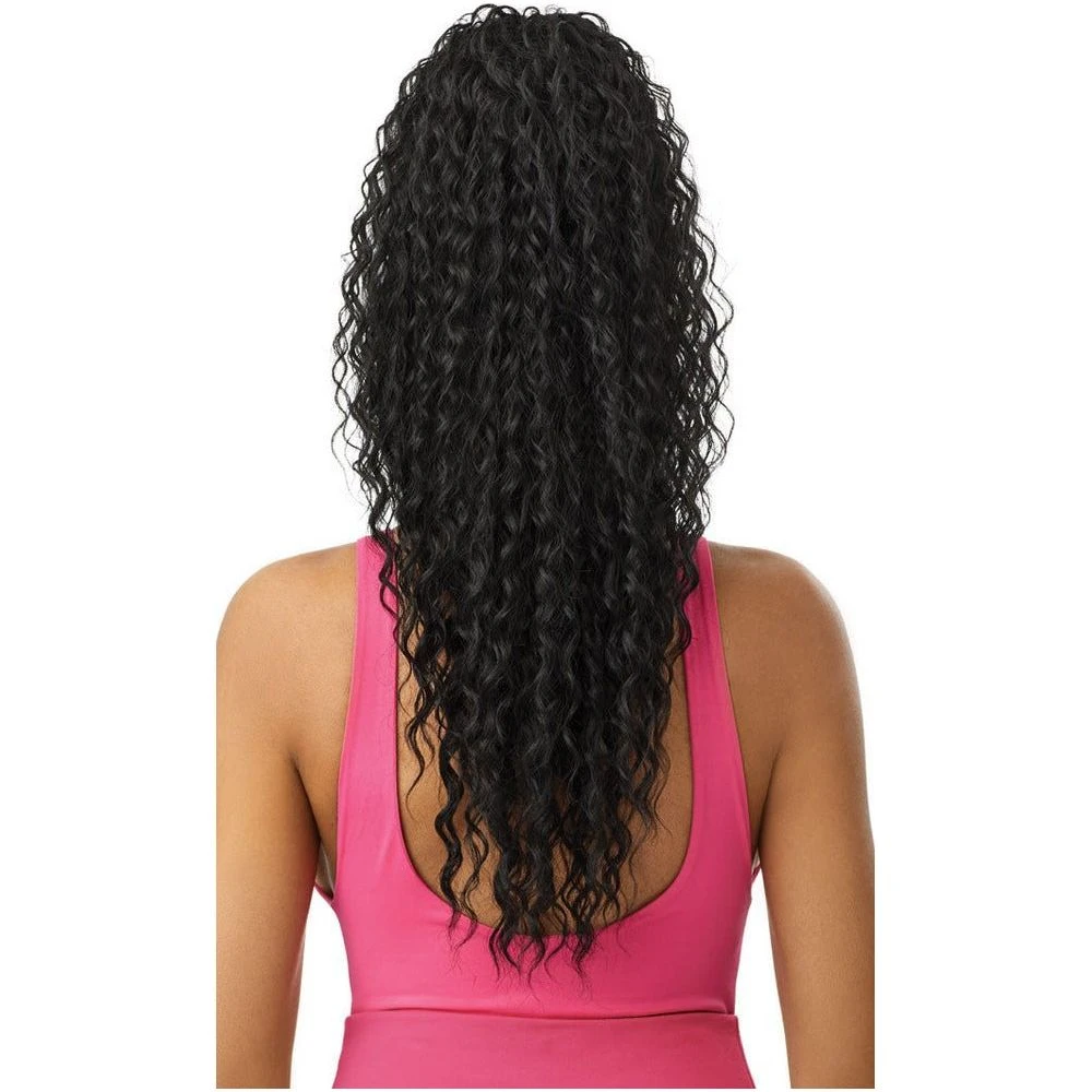 Outre Pretty Quick Synthetic Drawstring Ponytail - Deep Curl 24" 4 Outre Pretty Quick Synthetic Drawstring Ponytail - Deep Curl 24" - Image 2