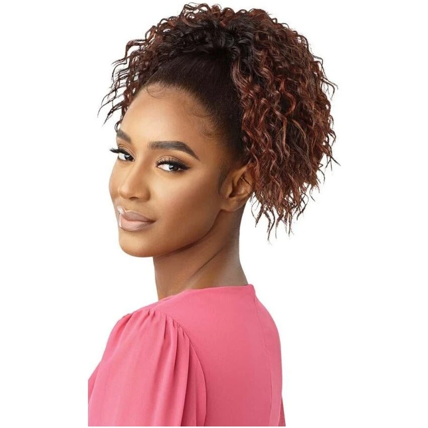 Outre Pretty Quick Drawstring Ponytail – Deep Twist Curl 12" 5 Outre Pretty Quick Drawstring Ponytail – Deep Twist Curl 12" - Image 3