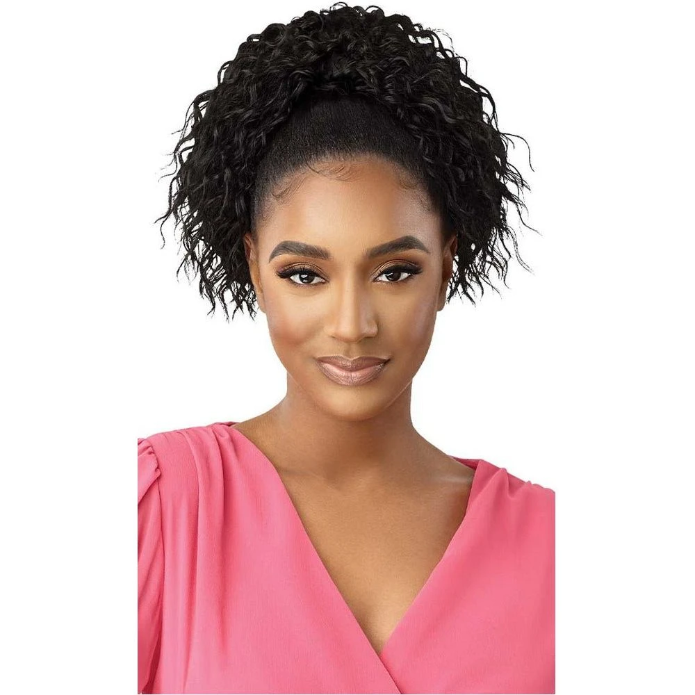 Outre Pretty Quick Drawstring Ponytail – Deep Twist Curl 12" 3 Outre Pretty Quick Drawstring Ponytail – Deep Twist Curl 12"