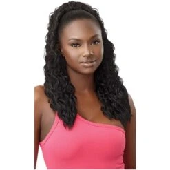 Outre Pretty Quick Synthetic Drawstring Ponytail - Natural Wave 22"