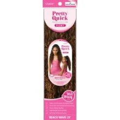 Outre Pretty Quick Beach Wave 28" - Drawstring Ponytail -Beauty Exchanges outre pretty quick wet wavy synthetic drawstring ponytail beach wave 28 448235