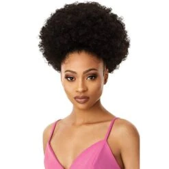 Outre Pretty Quick Wrap Ponytail – Afro Large -Beauty Exchanges outre pretty quick wrap ponytail afro large bold fluffy texture with easy wrap finish big hair fast style 274999