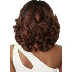 Outre Quick Weave Synthetic Half Wig - Lucette -Beauty Exchanges outre quick weave synthetic half wig lucette 108626