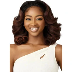 Outre Quick Weave Synthetic Half Wig - Lucette