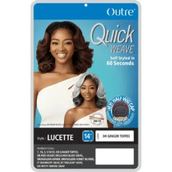 Outre Quick Weave Synthetic Half Wig - Lucette -Beauty Exchanges outre quick weave synthetic half wig lucette 882244
