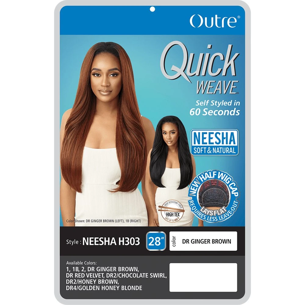 Outre Quick Weave Synthetic Half Wig - Neesha H303 7 Outre Quick Weave Synthetic Half Wig - Neesha H303 - Image 5