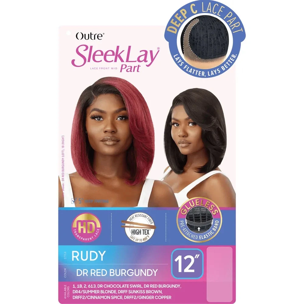 Outre Sleeklay Part Synthetic C-Part Wig - Rudy 7 Outre Sleeklay Part Synthetic C-Part Wig - Rudy - Image 5