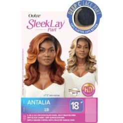 Outre SleekLay Part Synthetic Deep C Lace Wig - Antalia 22 Outre SleekLay Part Synthetic Deep C Lace Wig - Antalia -Beauty Exchanges outre sleeklay part synthetic deep c lace wig antalia 161722