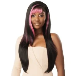 Outre SleekLay Part Synthetic HD Lace Front Wig - Daniella -Beauty Exchanges outre sleeklay part synthetic hd lace front wig daniella 585531