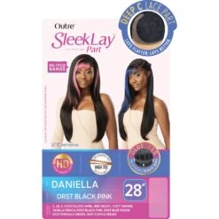 Outre SleekLay Part Synthetic HD Lace Front Wig - Daniella -Beauty Exchanges outre sleeklay part synthetic hd lace front wig daniella 996776