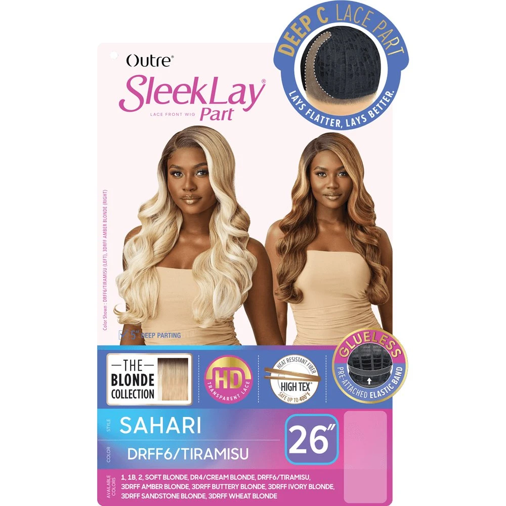 Outre SleekLay Synthetic HD Lace Part Wig - Sahari 7 Outre SleekLay Synthetic HD Lace Part Wig - Sahari - Image 5