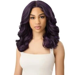 Outre Synthetic HD Lace Lace Front Wig - Chana 18” -Beauty Exchanges outre synthetic hd lace lace front wig chana 18 600145