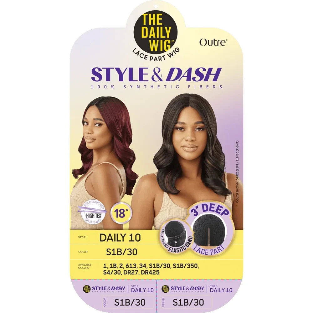 Outre The Daily Wig Synthetic Wig - Daily 10 7 Outre The Daily Wig Synthetic Wig - Daily 10 - Image 5