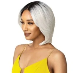 Outre The Daily Wig Premium Synthetic Lace Part Bob Cut Wig - Goldie -Beauty Exchanges outre the daily wig premium synthetic lace part bob cut wig goldie sleek glueless everyday bob 355013