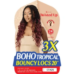 Outre Twisted Up Boho Tropical Bouncy Locs Synthetic Crochet Hair 20" -Beauty Exchanges outre twisted up boho tropical bouncy locs synthetic crochet hair 20 7852450