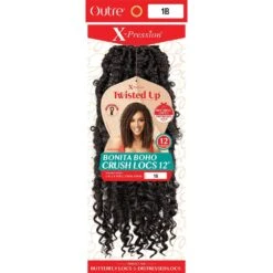 Outre Twisted Up Synthetic Crochet - Bonita Boho Crush Locs 12" -Beauty Exchanges outre twisted up synthetic crochet bonita boho crush locs 12 127413