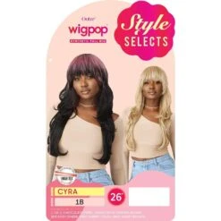 Outre WigPop Synthetic Wig - Cyra -Beauty Exchanges outre wigpop synthetic wig cyra loose curls with bangs natural volume pop on style in sweet shades 673631