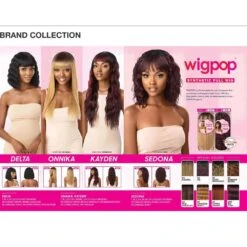Outre WigPop Synthetic Wig - Delta 10 Outre WigPop Synthetic Wig - Delta -Beauty Exchanges outre wigpop synthetic wig delta full curls bold colors ready to wear glam zero fuss maximum volume 486336