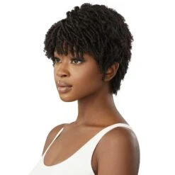 Outre WigPop Synthetic Wig – Jai -Beauty Exchanges outre wigpop synthetic wig jai chic shoulder length waves bangs from natural neutrals to bold fashion tones 838284