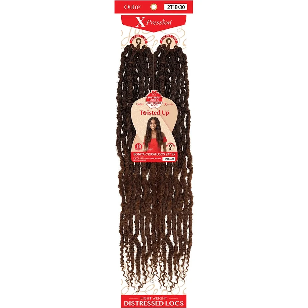 Outre X Bonita Twisted Up Crush Locs 2X Synthetic Crochet Hair - 24" 5 Outre X Bonita Twisted Up Crush Locs 2X Synthetic Crochet Hair - 24" - Image 3
