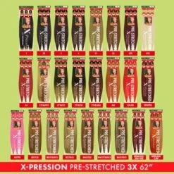 Outre X-Pression 3X Pre-Stretched Kanekalon Braid 62" 15 Outre X-Pression 3X Pre-Stretched Kanekalon Braid 62" -Beauty Exchanges outre x pression 3x pre stretched kanekalon braid 62 9266872