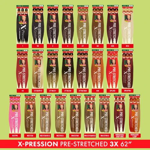 Outre X-Pression 3X Pre-Stretched Kanekalon Braid 62" 8 Outre X-Pression 3X Pre-Stretched Kanekalon Braid 62" - Image 6
