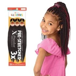 Outre X-Pression Lil Looks Crochet Braid - 3X Prestretched Braid 32"