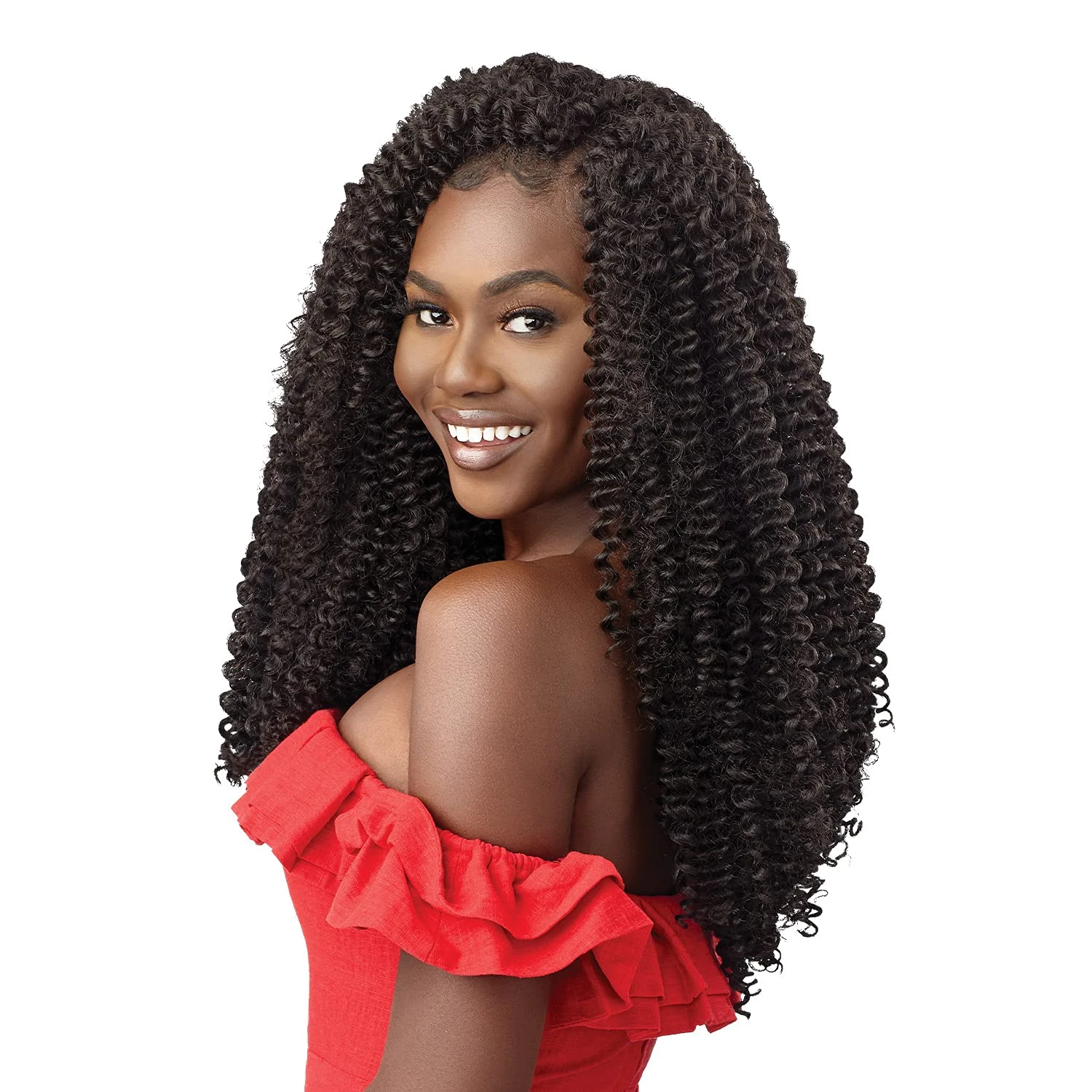 Outre X-Pression Twisted Up Braid Crochet Hair - Waterwave Fro Twist 22" 5 Outre X-Pression Twisted Up Braid Crochet Hair - Waterwave Fro Twist 22" - Image 3
