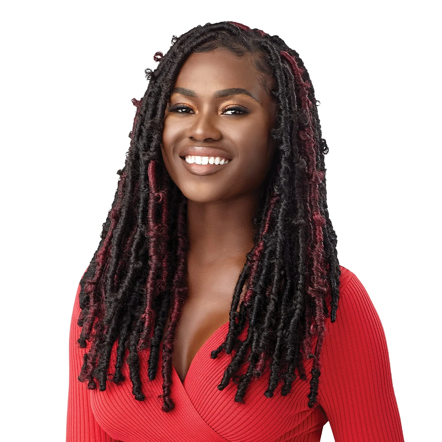 Outre X-Pression Twisted Up Braid Crochet Hair - Waterwave Fro Twist 22" 8 Outre X-Pression Twisted Up Braid Crochet Hair - Waterwave Fro Twist 22" - Image 6