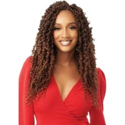 Outre X-pression Twisted-Up Crochet Braid - Butterfly Passion Twist 18"