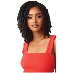 Outre X-Pression Twisted Up Synthetic Lace Front Wig - Straight Bomb Twist 14" -Beauty Exchanges outre x pression twisted up synthetic lace front wig straight bomb twist 14 141567