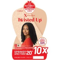 Outre X‑Pression Synthetic Crochet Hair 10x – Springy Afro Twist 20″ 9 Outre X‑Pression Synthetic Crochet Hair 10x – Springy Afro Twist 20″ -Beauty Exchanges outre xpression synthetic crochet hair 10x springy afro twist 20 7141078