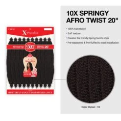Outre X‑Pression Synthetic Crochet Hair 10x – Springy Afro Twist 20″ 10 Outre X‑Pression Synthetic Crochet Hair 10x – Springy Afro Twist 20″ -Beauty Exchanges outre xpression synthetic crochet hair 10x springy afro twist 20 7258148
