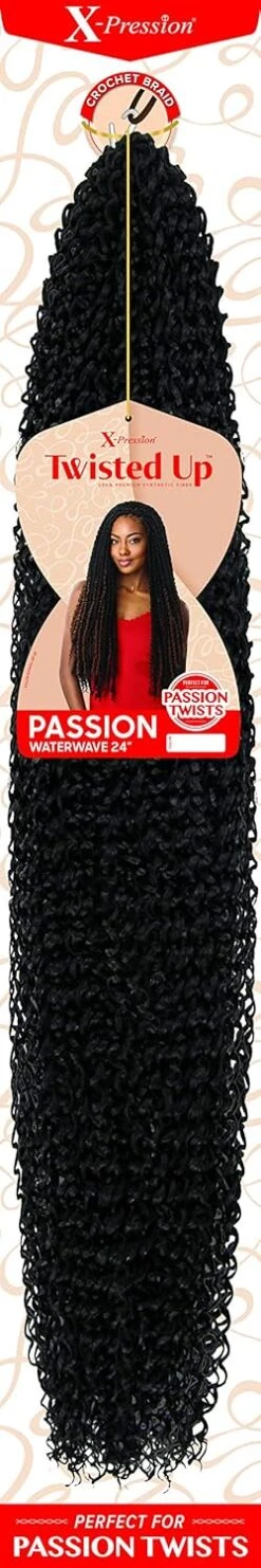 Outre X‑Pression Synthetic Crochet Hair – Passion Waterwave 24″ -Beauty Exchanges outre xpression synthetic crochet hair passion waterwave 24 2256324