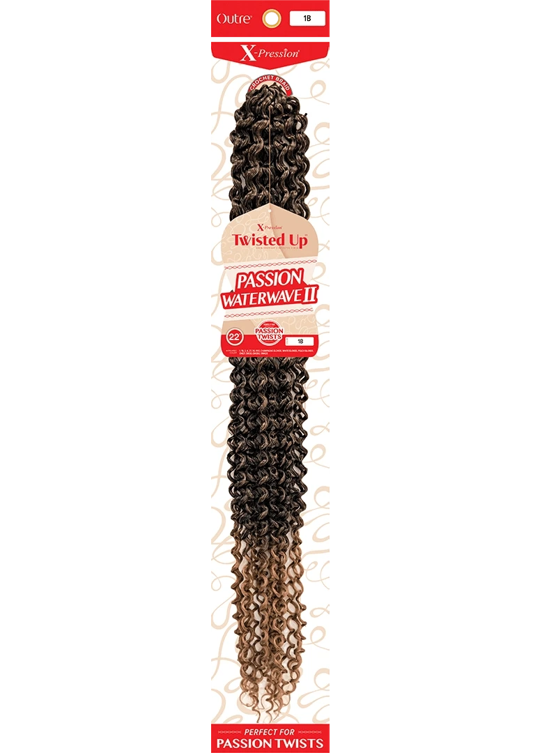 Outre X‑Pression Synthetic Crochet Hair – Passion Waterwave II 22″ 3 Outre X‑Pression Synthetic Crochet Hair – Passion Waterwave II 22″