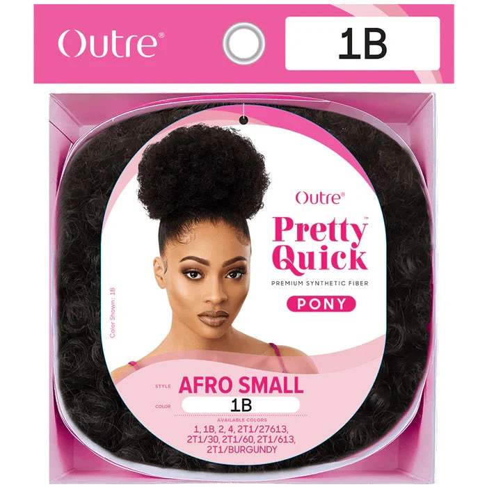 Outre Pretty Quick Drawstring Ponytail – Afro Small 7 Outre Pretty Quick Drawstring Ponytail – Afro Small - Image 5