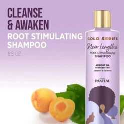 Pantene Gold Series New Length Root Stimulating Shampoo - 8.5 Fl Oz -Beauty Exchanges pantene gold series new length root stimulating shampoo boost growth cleanse the scalp gently 85 fl oz 867177