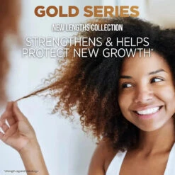 Pantene Gold Series New Lengths Anti-Breakage Serum - 3 Fl Oz -Beauty Exchanges pantene gold series new lengths anti breakage defense serum protects strengthens curly coily hair 3 fl oz 412317