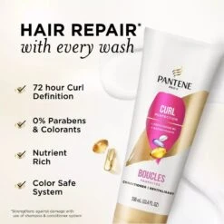 Pantene Pro-V Curl Perfection Conditioner - 10.4 Fl Oz -Beauty Exchanges pantene pro v curl perfection conditioner hydrates defines nourishes curls 104 fl oz 345803