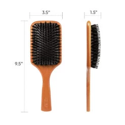 Red By Kiss Evergreen Square Boar Brush – Square Paddle -Beauty Exchanges ppp
