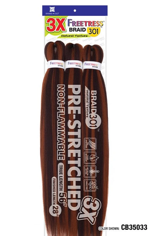 Shake N Go Freetress Synthetic Crochet Hair – 3X Braid 301 56″ 8 Shake N Go Freetress Synthetic Crochet Hair – 3X Braid 301 56″ - Image 6