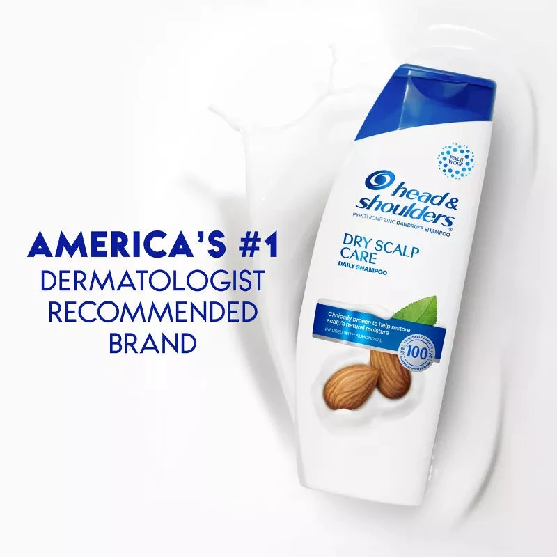 Head & Shoulders Dry Scalp Care Shampoo With Almond Oil - 12.5 Fl Oz 7 Head & Shoulders Dry Scalp Care Shampoo With Almond Oil - 12.5 Fl Oz - Image 5