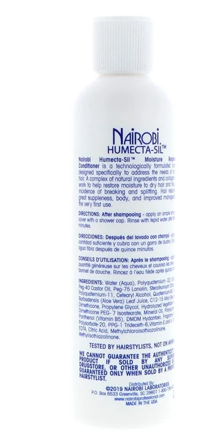 Nairobi Humecta-Sil Moisture Replenishing Conditioner 4 Nairobi Humecta-Sil Moisture Replenishing Conditioner - Image 2