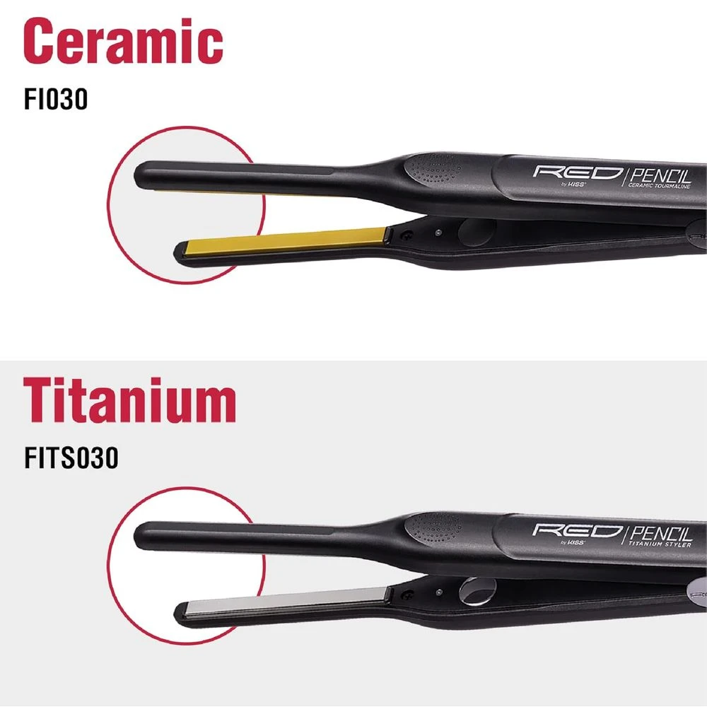 KISS Red 3/10" Flat Iron – Sleek Styling 8 KISS Red 3/10" Flat Iron – Sleek Styling - Image 6
